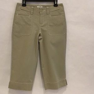 DOCKERS Tan/Beige Favorite Fit Knee Pant Size 4